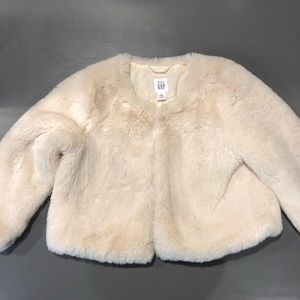 Toddler faux fur jacket